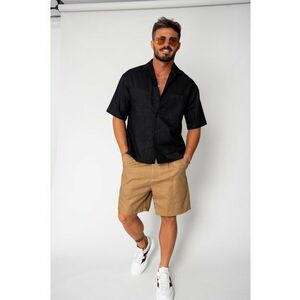 Pantaloni scurti din IN cu nasture 17665 imagine