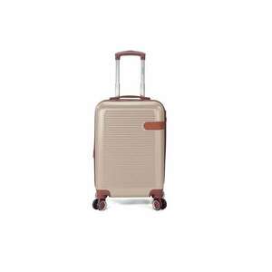 Troler mare extensibil BZ 5824 - ABS - 75x47x30 cm - cifru - 4 roti duble 360° - auriu imagine