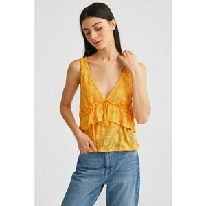 Top de dantela cu volane imagine