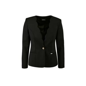 Sacou cu decolteu valurit si un singur nasture imagine