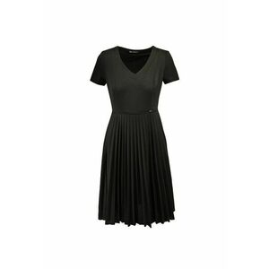 Rochie plisata cu decolteu in V imagine