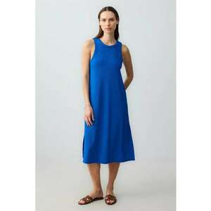 Rochie midi cu croiala dreapta si slit lateral imagine