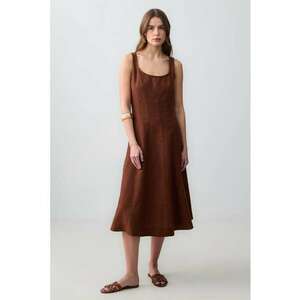 Rochie de in fara maneci cu decolteu rotund imagine