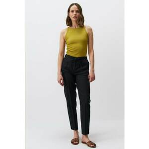 Pantaloni din in cu talie ajustabila imagine