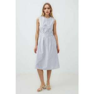 Rochie midi evazata de bumbac imagine