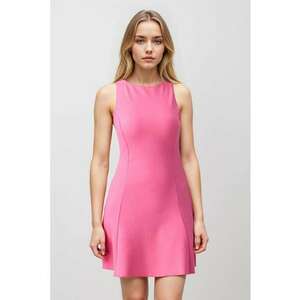 Rochie mini cu croiala in A - fara maneci imagine