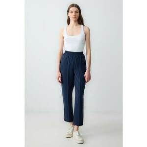 Pantaloni crop din amestec de modal imagine