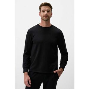 Bluza de trening din amestec de modal cu decolteu la baza gatului imagine