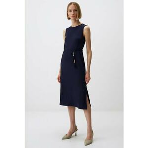 Rochie tricotata cu slit lateral imagine