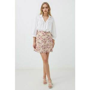 Fusta mini cu model floral imagine