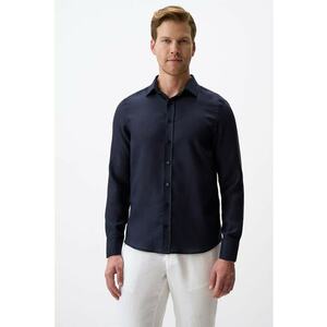 Camasa regular fit din tencel imagine