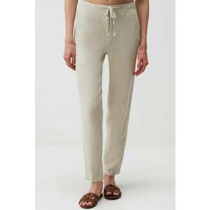 Pantaloni din in cu talie ajustabila imagine