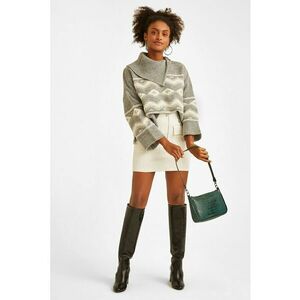 Fusta cu fermoar si buzunare cu clapa imagine