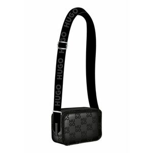 Geanta crossbody de piele ecologica cu logo in relief imagine