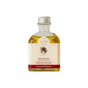 Ulei matasos de baie cu ulei esential de Trandafir - 100 % natural - parfumat exclusiv cu uleiuri esentiale naturale - 175 ml imagine