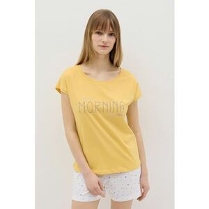 Pijama cu pantaloni scurti din bumbac imagine