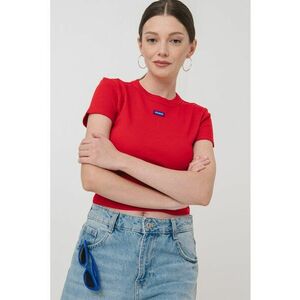 Tricou crop slim fit Baby imagine