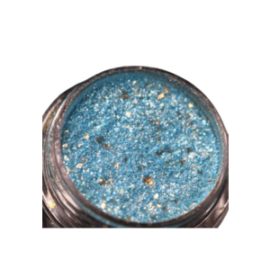 Pigment PK162 (albastru deschis cu irizatii aurii si microparticule bronze-aurii) ® - 1g imagine