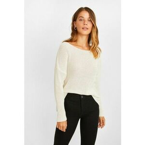 Pulover cu decolteu barcuta imagine