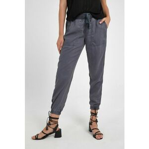 Pantaloni din lyocell cu snur de ajustare si buzunare supradimensionate \ imagine