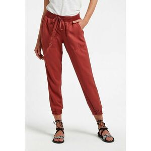 Pantaloni din lyocell cu snur de ajustare si buzunare supradimensionate \ imagine