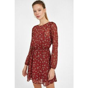 Rochie din sifon cu imprimeu imagine