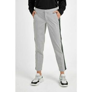 Pantaloni crop cu croiala conica imagine