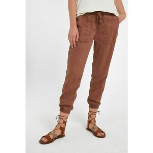 Pantaloni din lyocell cu snur de ajustare si buzunare supradimensionate \ imagine