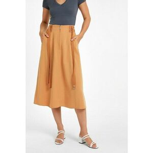 Fusta midi din lyocell imagine