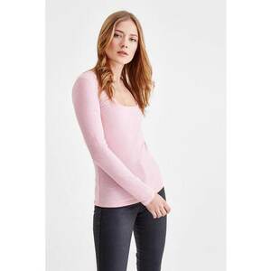 Bluza striata cu model uni imagine