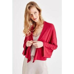 Cardigan fara inchidere cu maneci cazute imagine