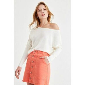 Pulover cu decolteu pe un umar imagine