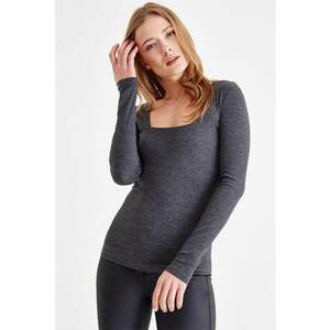 Bluza striata cu model uni imagine