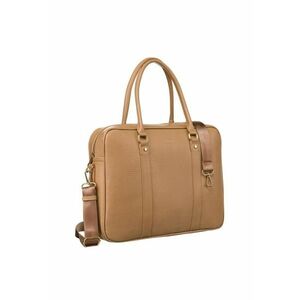 Geanta de birou pentru femei - model Tote - ecologica - bej - 28x37x10cm imagine
