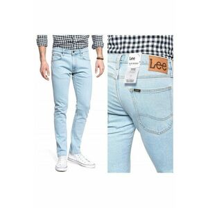 Blugi barbati - Luke - Bumbac - Lungi - Barbati - Slim fit - W31-L32 US - Albastru imagine