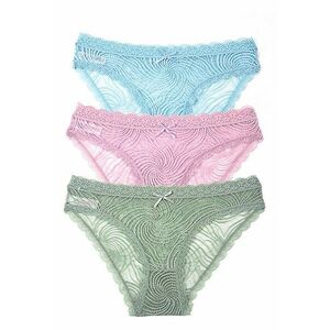 Set de chiloti cu dantela - 3 perechi imagine