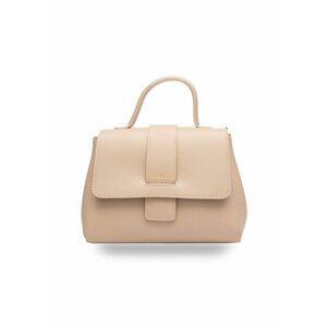 Geanta dama din piele naturala roz pal Ranya imagine