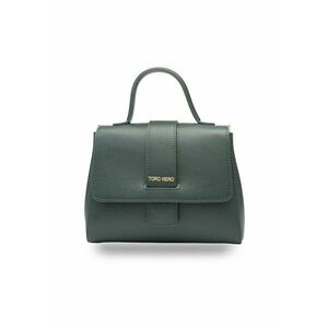 Geanta dama din piele naturala verde padure Ranya imagine