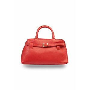 Geanta dama din piele naturala rosu Miriam imagine