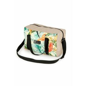 Bagaj de mana pentru aeronave 40x25x20 bej + papagali imagine