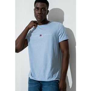 Tricou slim fit din bumbac cu broderie imagine