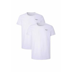 Set de tricouri cu decolteu la baza gatului - 2 piese imagine