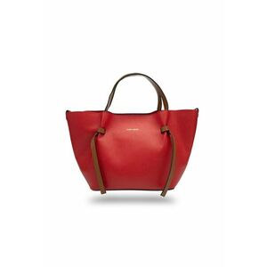 Geanta dama din piele naturala rosu Loretta imagine