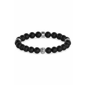 Bratara cu margele si talisman cu logo imagine