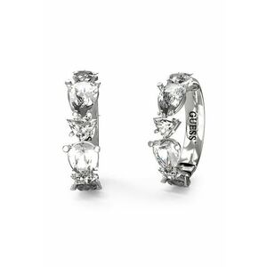 Cercei mici rotunzi cu cristale imagine