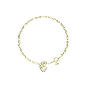 Colier din otel inoxidabil cu cristale imagine