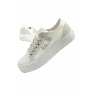 Tenisi cu platforma [LCW-25-31-3479L] - albi imagine
