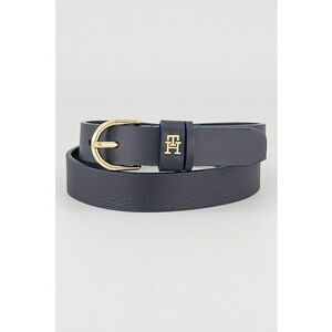 Curea de piele cu catarama cu logo metalic imagine