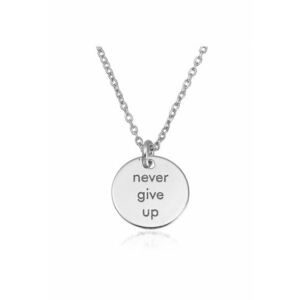 Colier Argint 925 placat cu rodiu - Never Give Up imagine