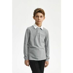 Bluza sport polo cu buzunar aplicat imagine